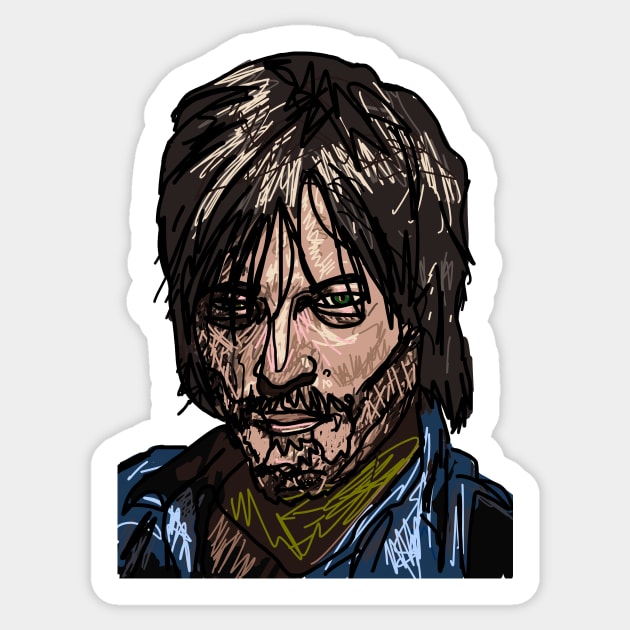 Daryl Norman Sticker by MikeBrennanAD